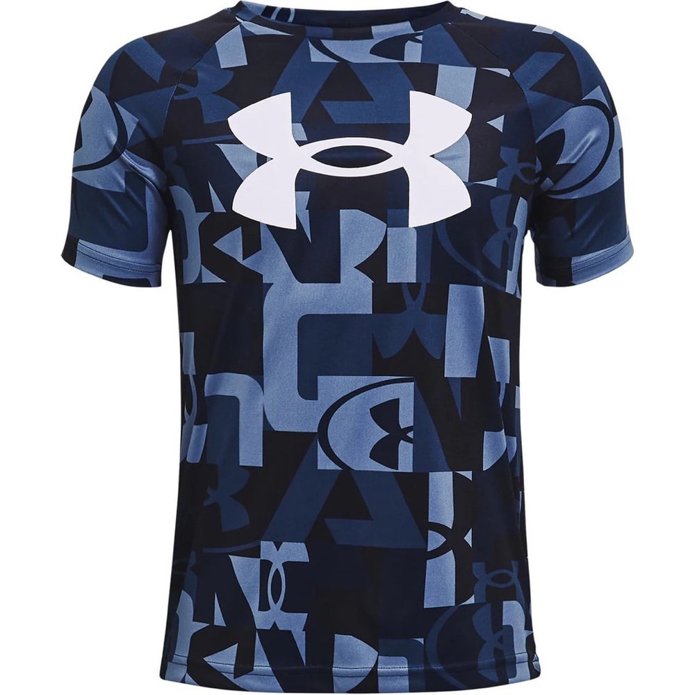 Leaving closet 5/26/25 Under Armour Blue and Gray Performance Tee